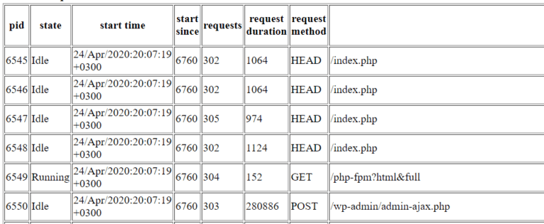 Read more about the article PHP-FPM: Status-sivu