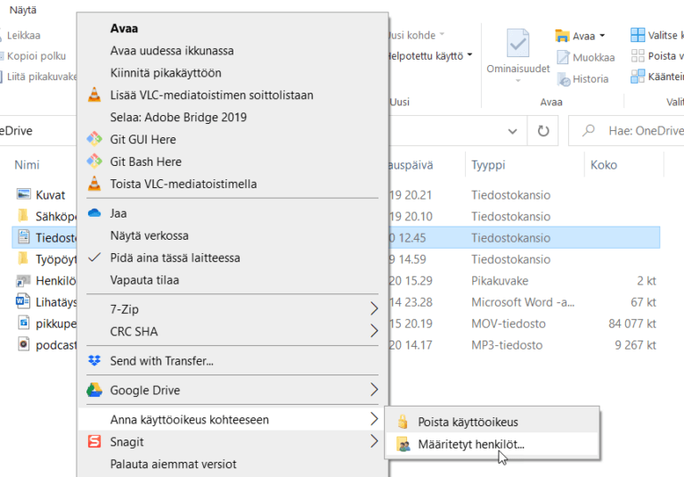 Read more about the article Windowsin kansio Samballa Raspberryn tiedostokansioksi